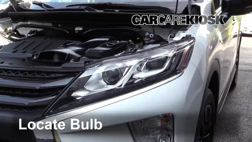 2018 Mitsubishi Eclipse Cross LE 1.5L 4 Cyl. Turbo Lights Daytime Running Light (replace bulb)